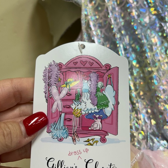 Sparkling Mermaid Kids Costume - Multicolor Size: Medium 7-8 NEW - Picture 5 of 5